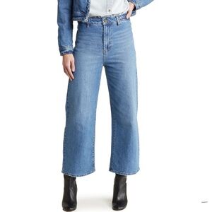 Habitual Braided High Waist Crop Wide Leg Jeans 4/27
